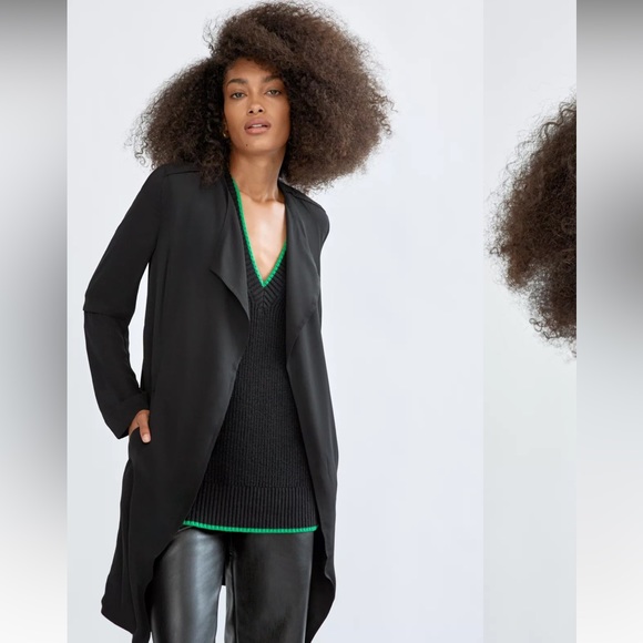 Aritzia Jackets & Blazers - Aritzia Babaton Quincey Trench Black
